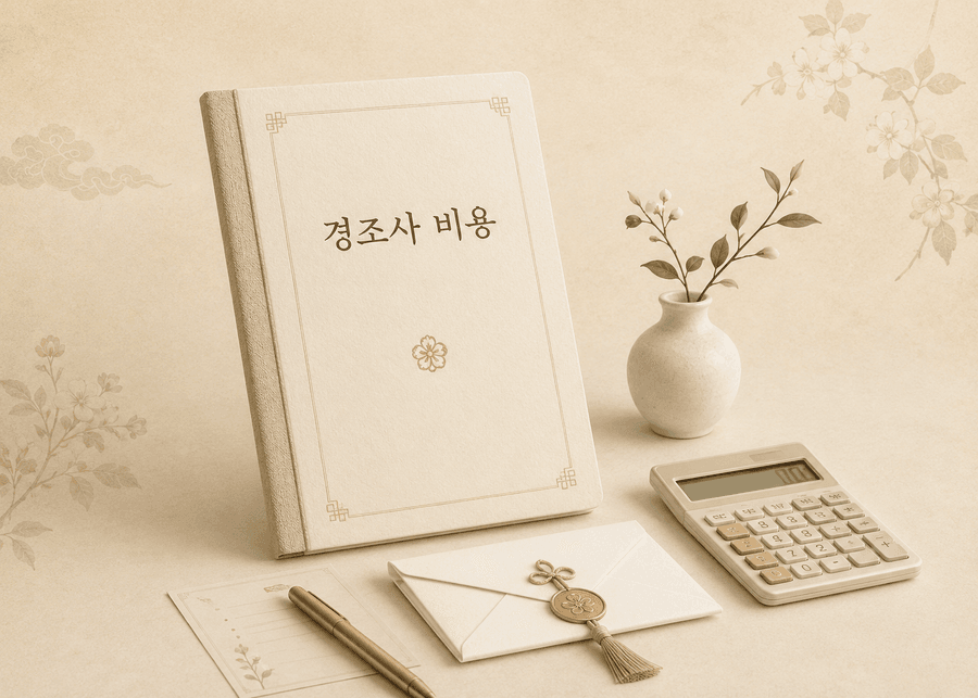 하얀 봉투와 지폐